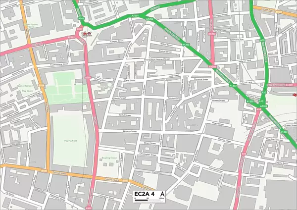 Hackney EC2A 4 Map