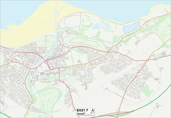 East Lothian EH21 7 Map