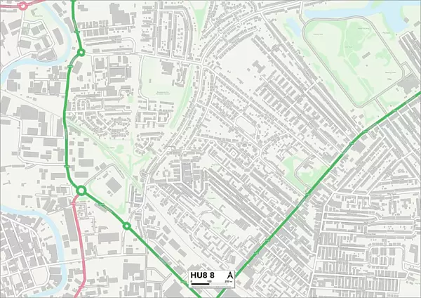 Kingston upon Hull HU8 8 Map