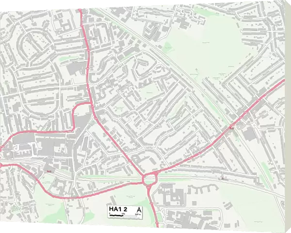 Harrow HA1 2 Map
