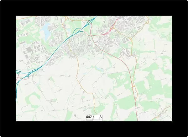 North Lanarkshire G67 4 Map