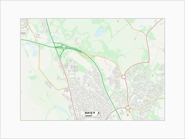 North Ayrshire KA12 9 Map