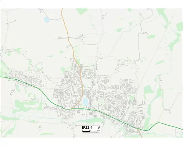 South Norfolk IP22 4 Map