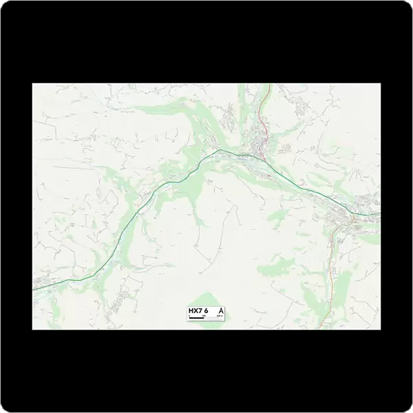 Calderdale HX7 6 Map