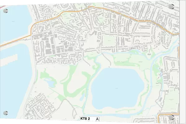 Elmbridge KT8 2 Map
