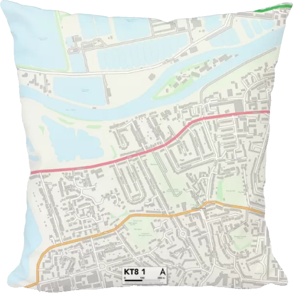 Elmbridge KT8 1 Map