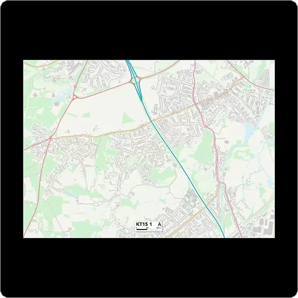 Runnymede KT15 1 Map