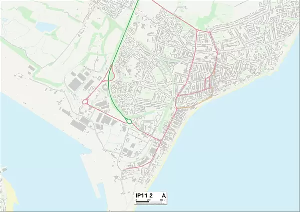 Suffolk Coastal IP11 2 Map
