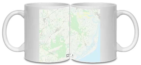 Suffolk Coastal IP12 2 Map