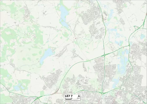 Leicester LE7 7 Map