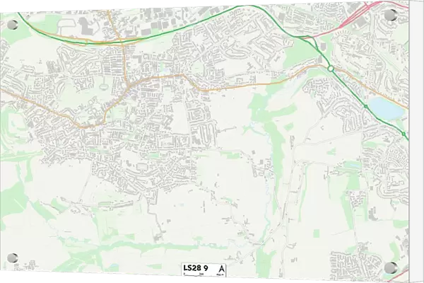 Leeds LS28 9 Map