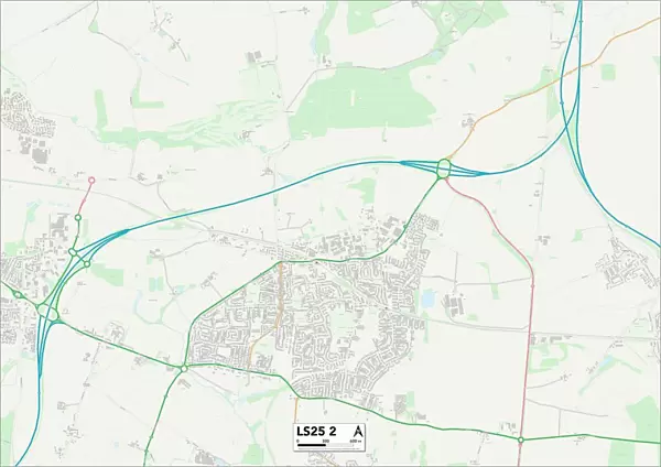 Leeds LS25 2 Map