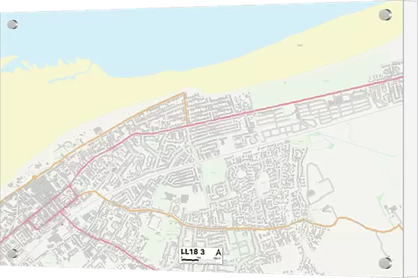 Conwy LL18 3 Map