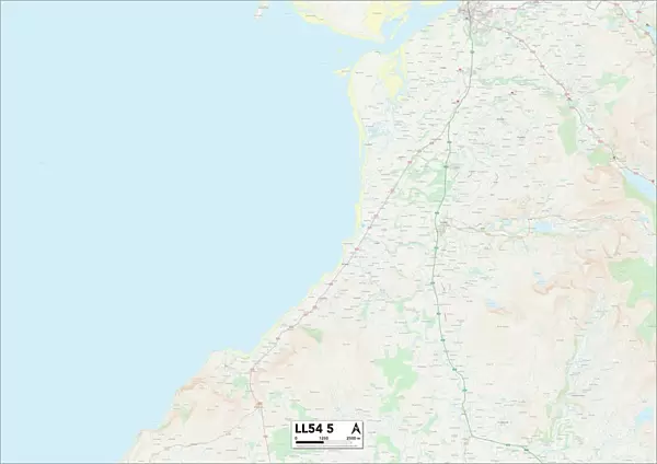 Gwynedd LL54 5 Map