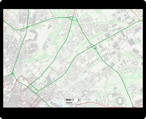 Manchester M40 7 Map