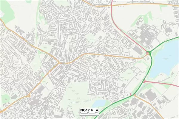 Ashfield NG17 4 Map