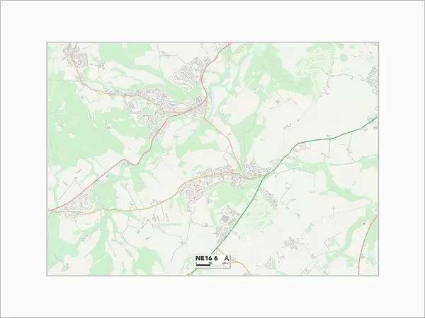 Gateshead NE16 6 Map