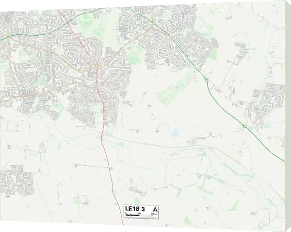 Leicester LE18 3 Map