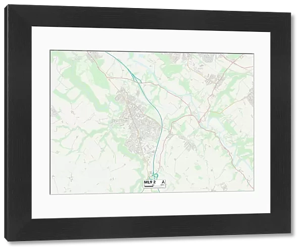 South Lanarkshire ML9 2 Map
