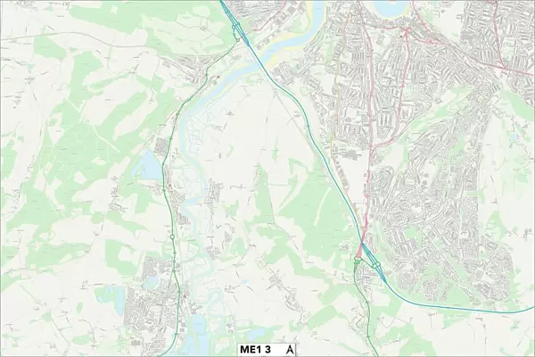 Medway ME1 3 Map