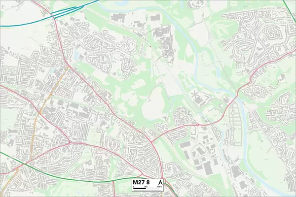 Salford M27 8 Map