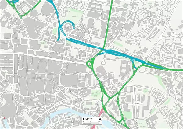 Leeds LS2 7 Map