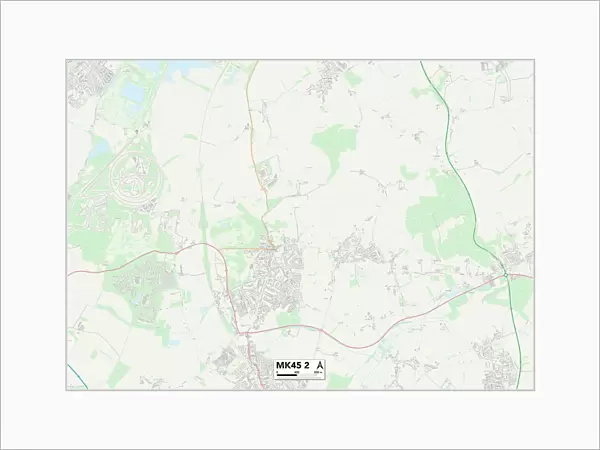 Bedford MK45 2 Map