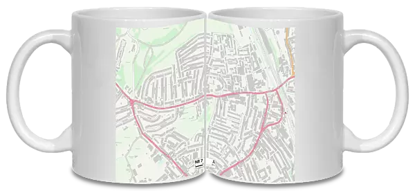 Haringey N8 7 Map