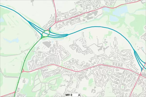 Manchester M9 0 Map