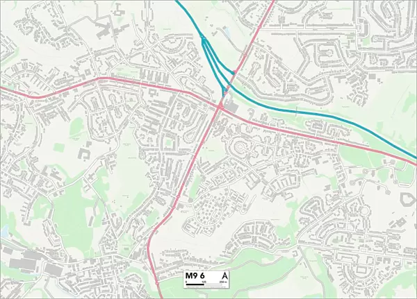 Manchester M9 6 Map