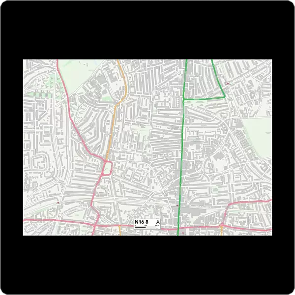 Hackney N16 8 Map