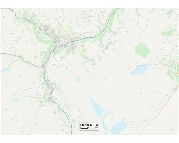 Calderdale OL14 6 Map