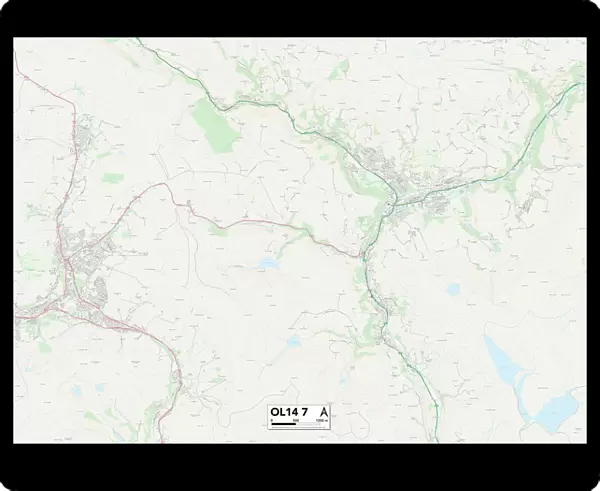 Calderdale OL14 7 Map