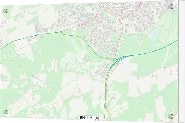 Crawley RH11 9 Map
