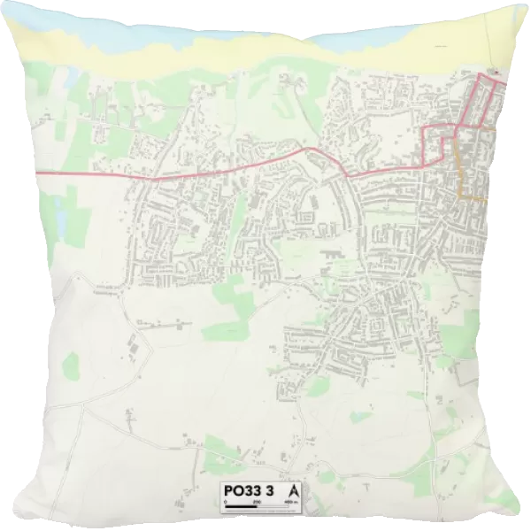 Isle of Wight PO33 3 Map