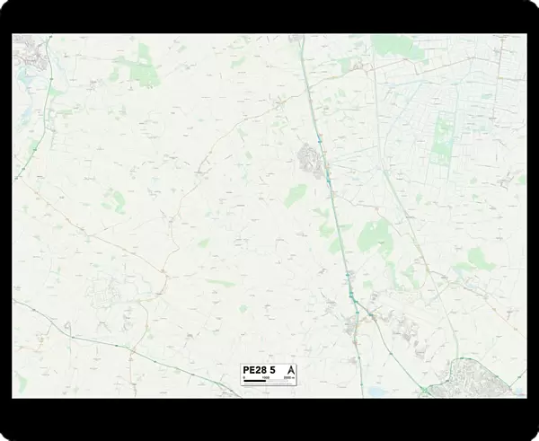 Huntingdonshire PE28 5 Map