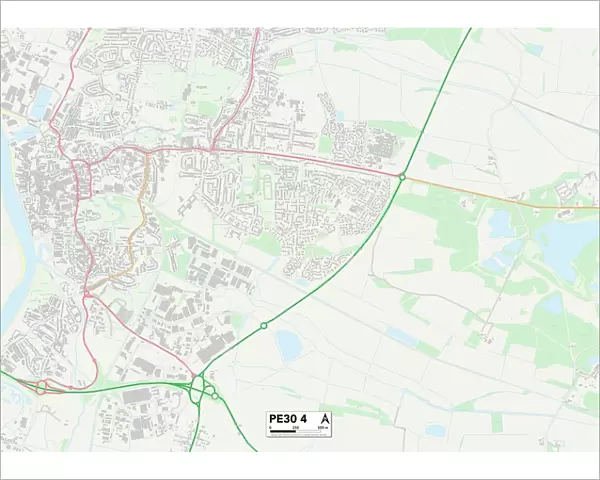 West Norfolk PE30 4 Map