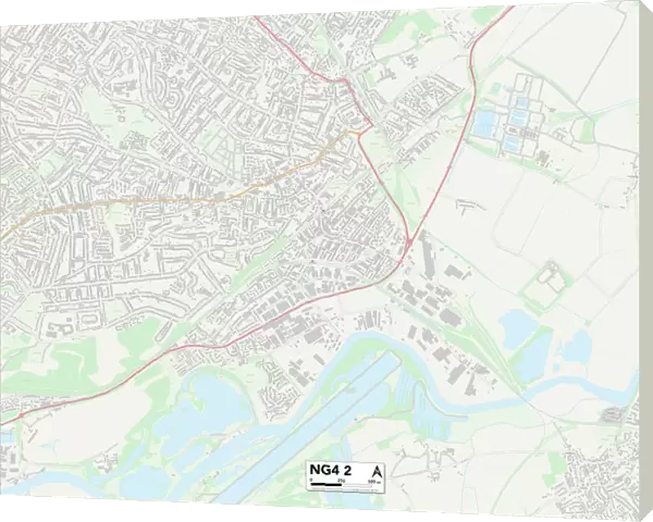 Gedling NG4 2 Map