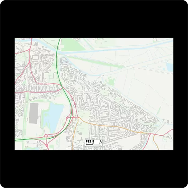 Peterborough PE2 8 Map