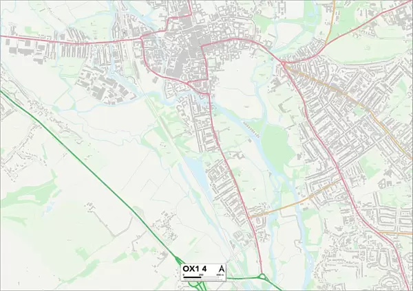 Oxford OX1 4 Map