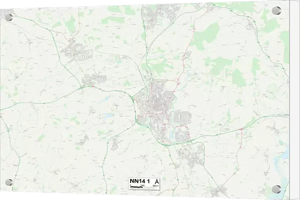 East Northamptonshire NN14 1 Map