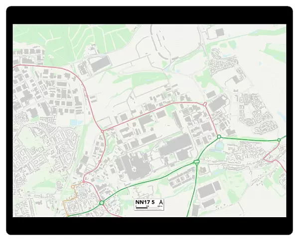 Corby NN17 5 Map