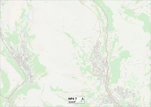 Monmouthshire NP4 7 Map