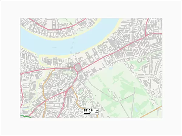 Greenwich SE10 9 Map