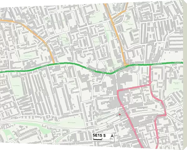 Lewisham SE15 5 Map