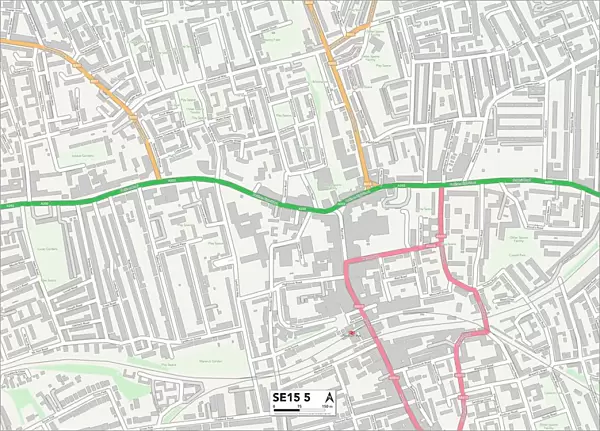 Lewisham SE15 5 Map
