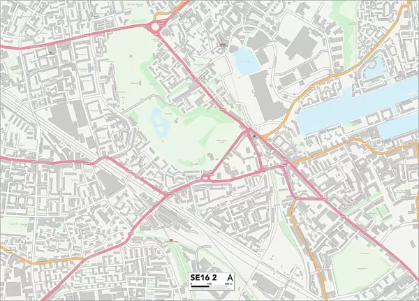 Southwark SE16 2 Map