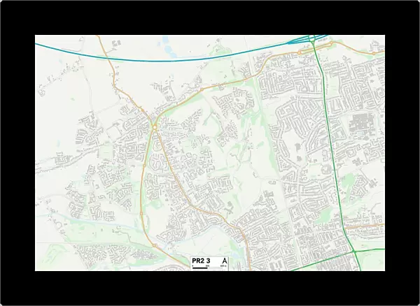 Preston PR2 3 Map