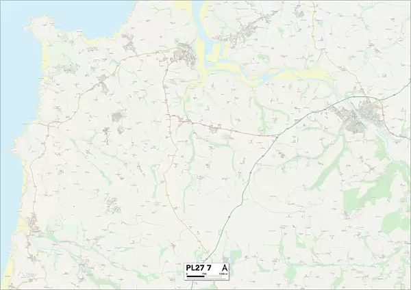 Cornwall PL27 7 Map