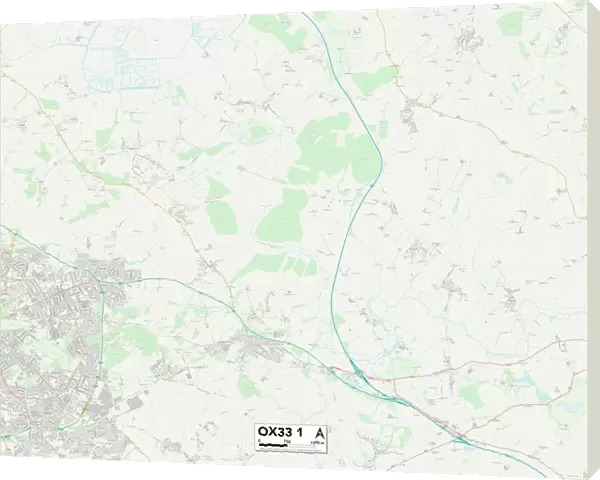 South Oxfordshire OX33 1 Map